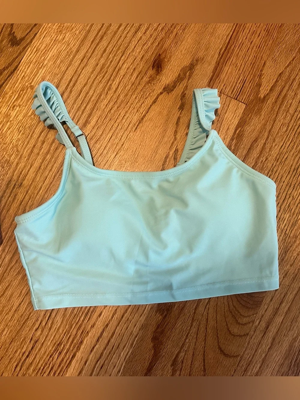 NWT Flamingo Cropped Long Sleeve Rash Guard 3-Piece Swimsuit size 12